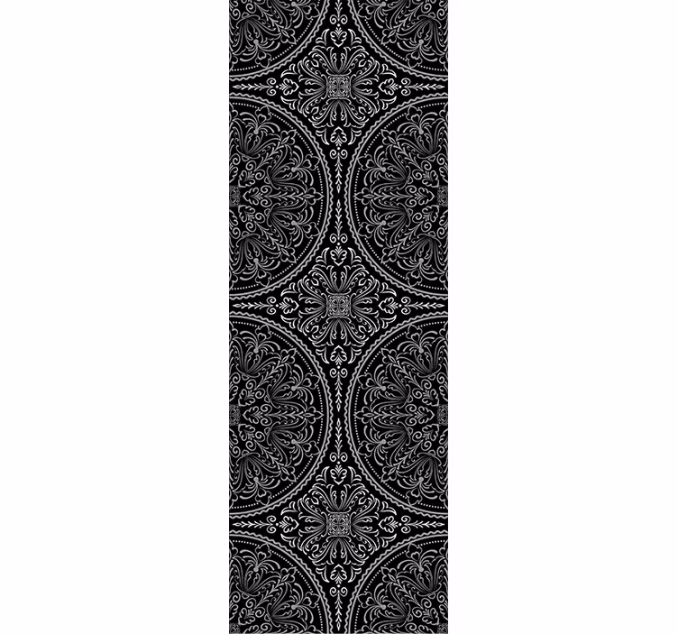 Papier peint baroque noir - TenStickers