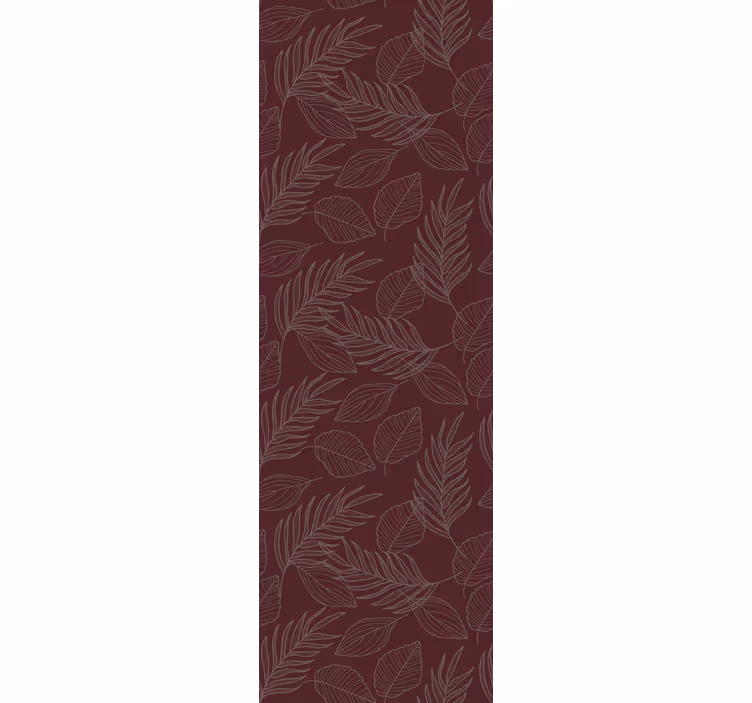 Papier peint feuilles design botanique - TenStickers