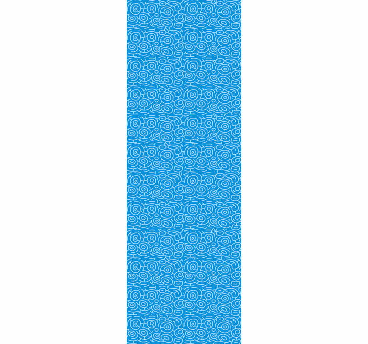 Papier peint géometrique motif géométrique en spirale - TenStickers