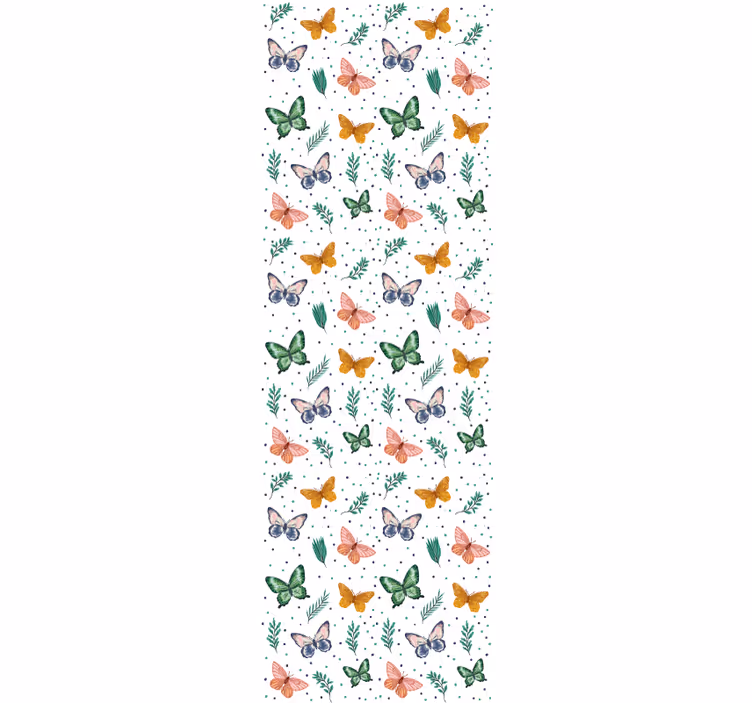 Papier peint papillon dispersion des papillons - TenStickers