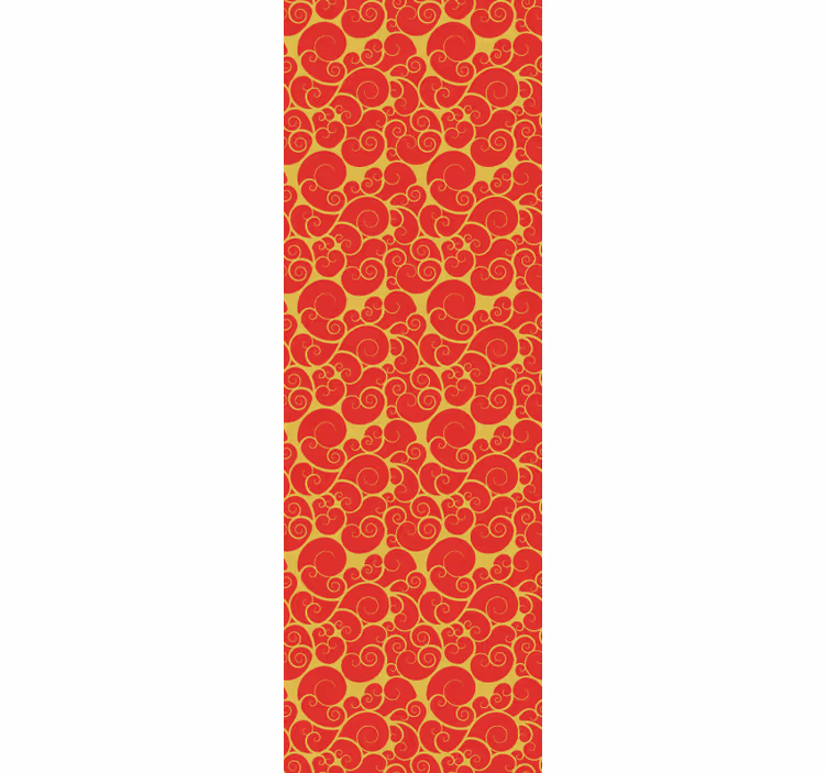 Papier peint salon motif volutes ornées - TenStickers