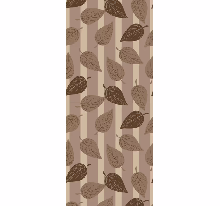 Papier peint feuilles motif de feuille - TenStickers