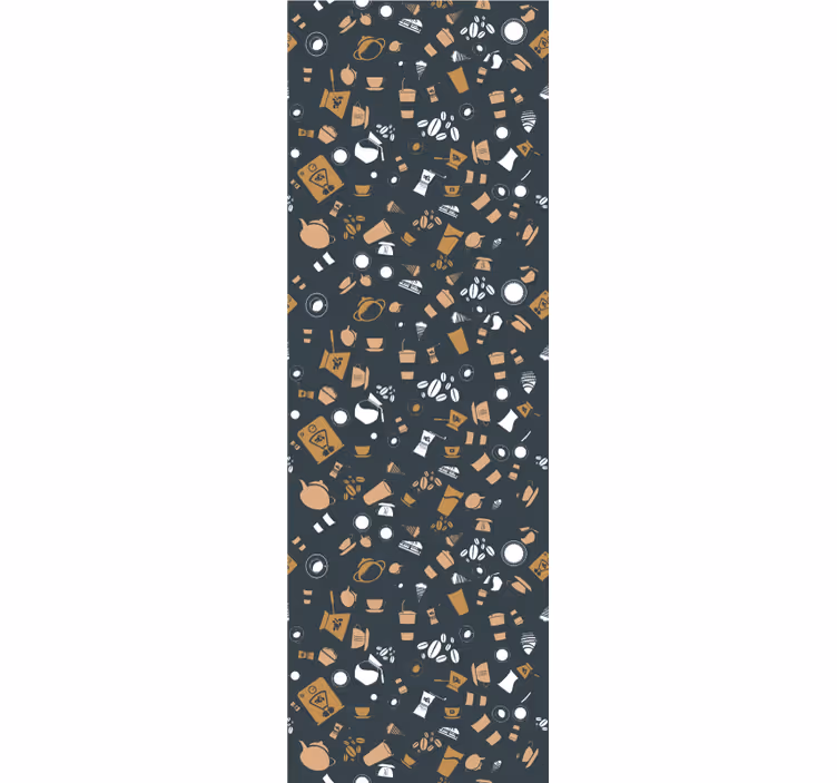 Papier peint salle à manger motifs café - TenStickers