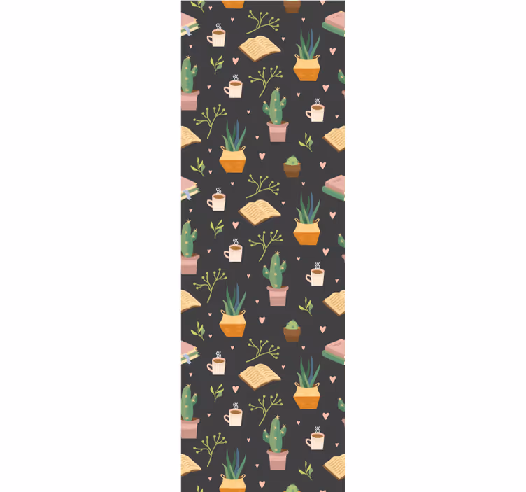 Papier peint nature motif de cactus douillet - TenStickers