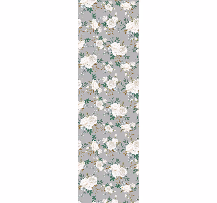 Papier peint floral panneau d'élégance florale - TenStickers