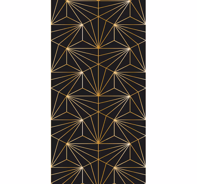 Papier peint géometrique fusion de lignes géométriques - TenStickers
