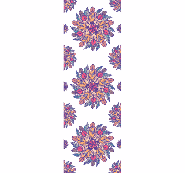 Papier peint floral Éclat floral en explosion - TenStickers