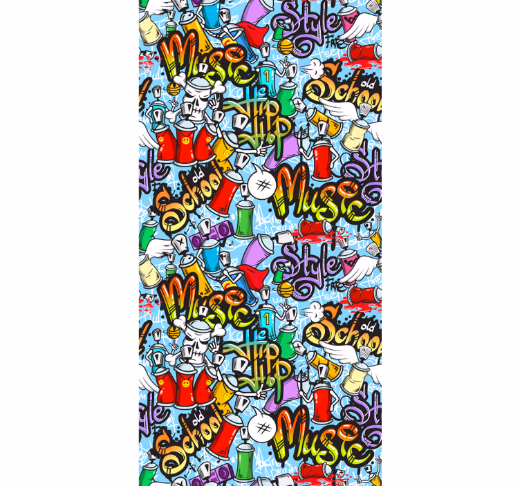 Papier peint chambre ado éléments de graffitis - TenStickers