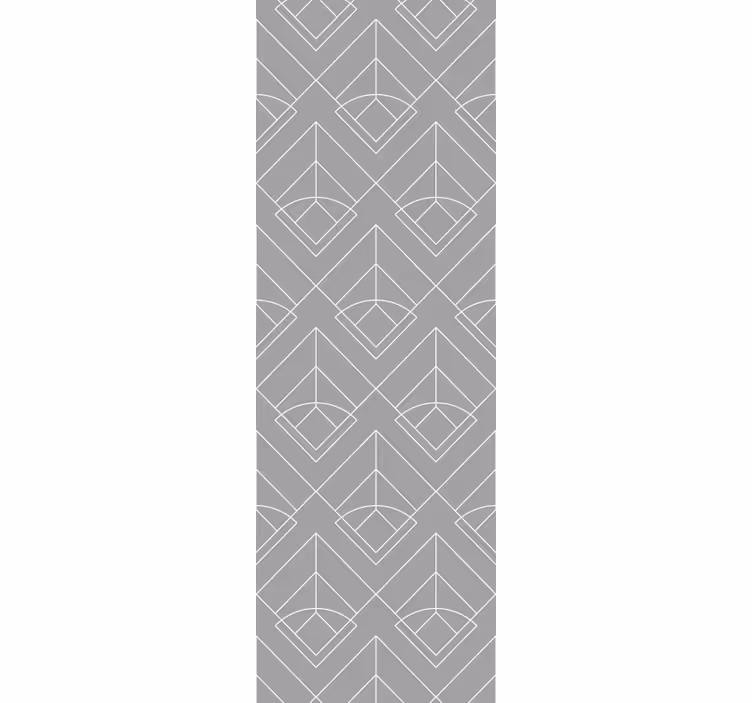 Papier peint géometrique dessin au trait géométrique - TenStickers