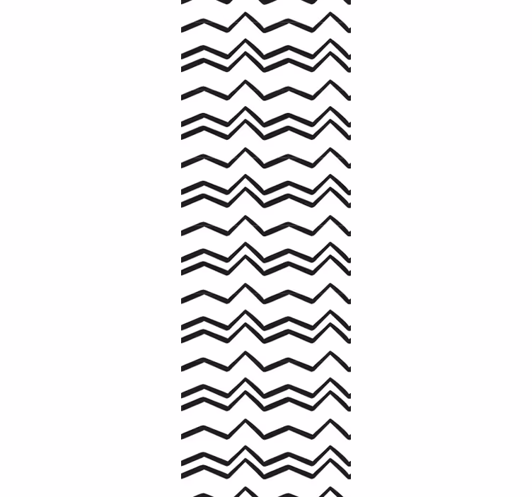 Papier peint géometrique zigzag géométrique - TenStickers