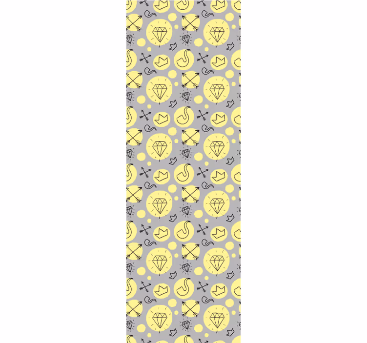 Papier peint art mélange de symboles de griffonnage - TenStickers