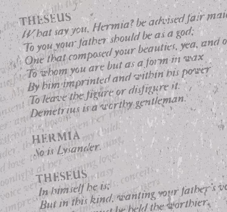 Papier peint texte texte de narration littéraire - TenStickers