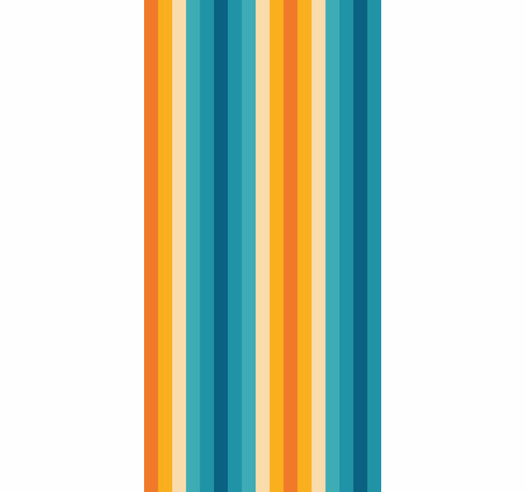 Papier peint rayures verticales harmonie de couleurs - TenStickers