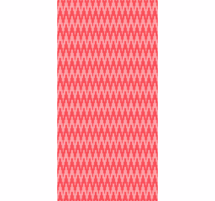 Papier peint géometrique motif pied de poule - TenStickers