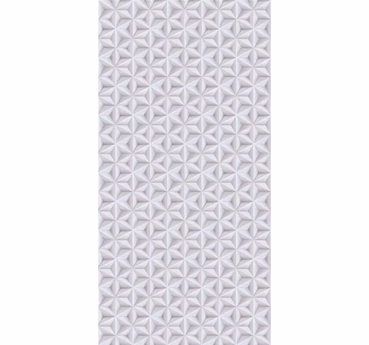 Papier peint géometrique gaufrage géométrique - TenStickers