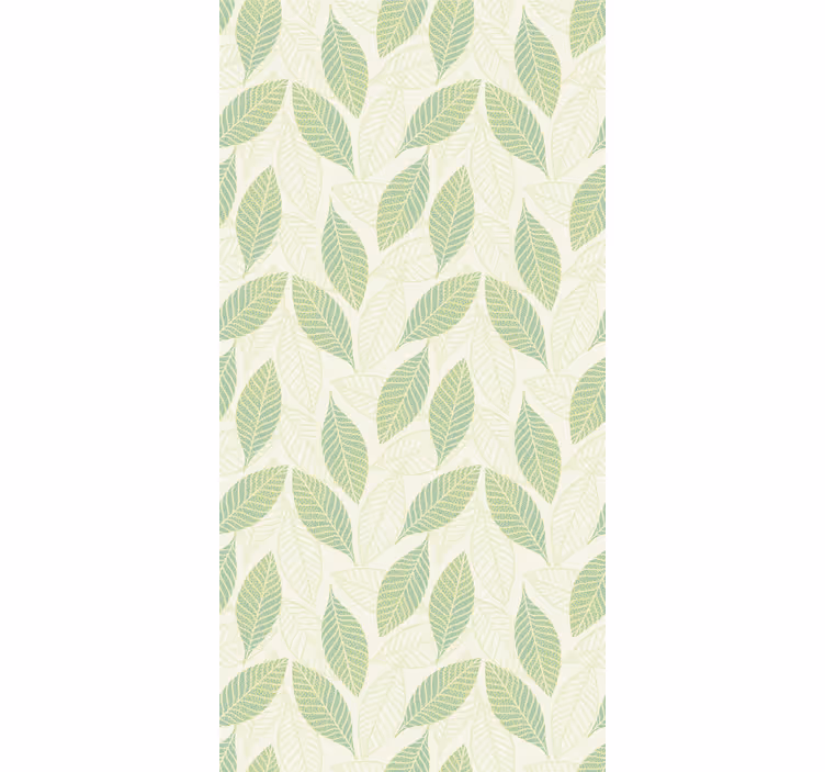 Papier peint feuilles ambiance verdoyante - TenStickers
