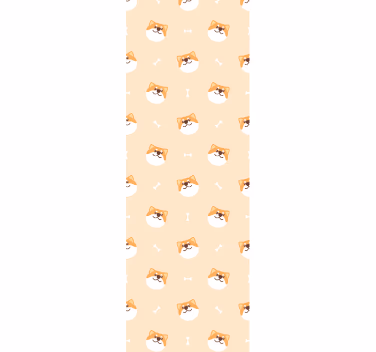 Papier peint chiens motif amusant félin - TenStickers