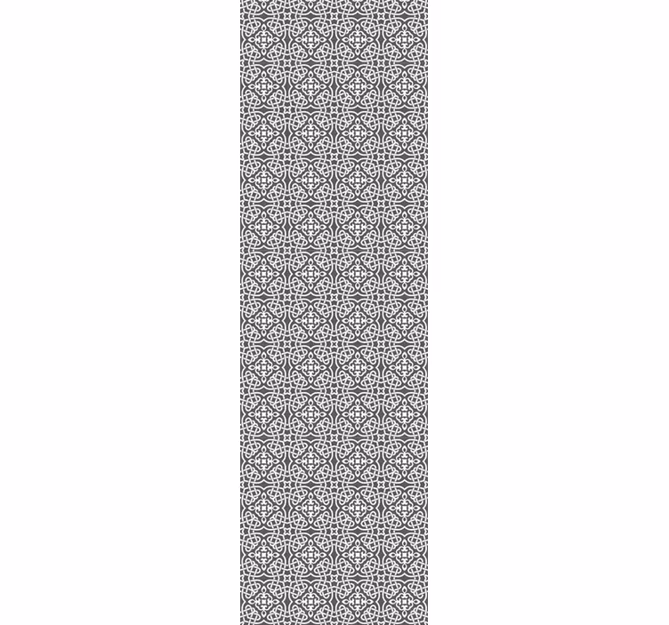Papier peint fleurs symétrie ornementale - TenStickers