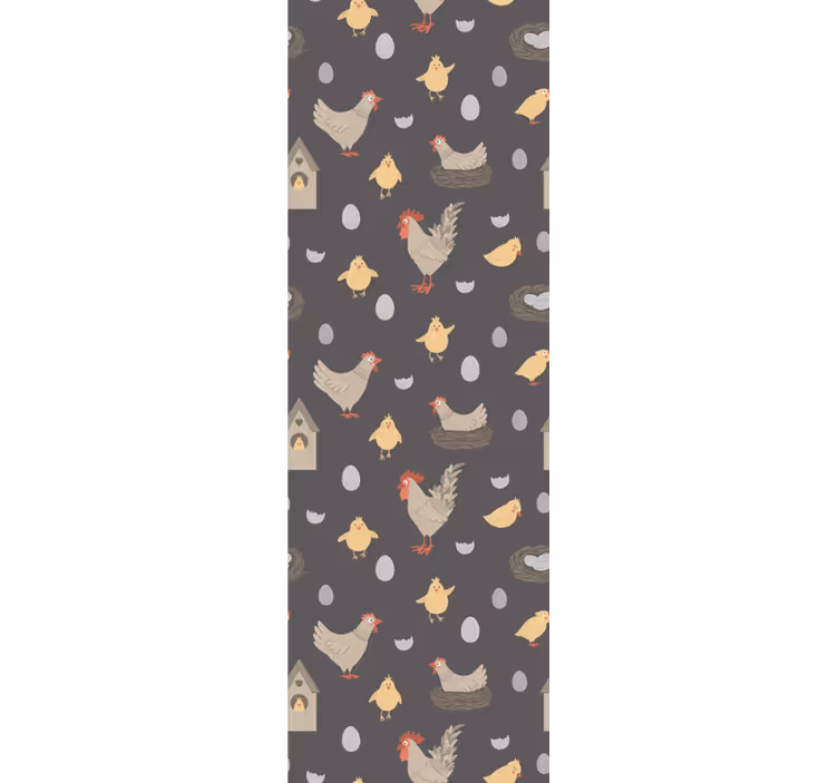 Papier peint animaux motif de cour de ferme - TenStickers