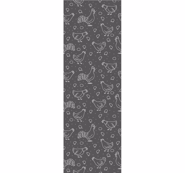 Papier peint animaux motif motif poule - TenStickers