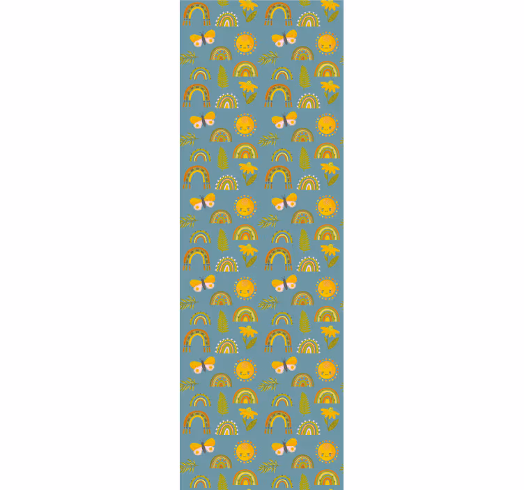 Papier peint papillon motifs de nature joyeux - TenStickers