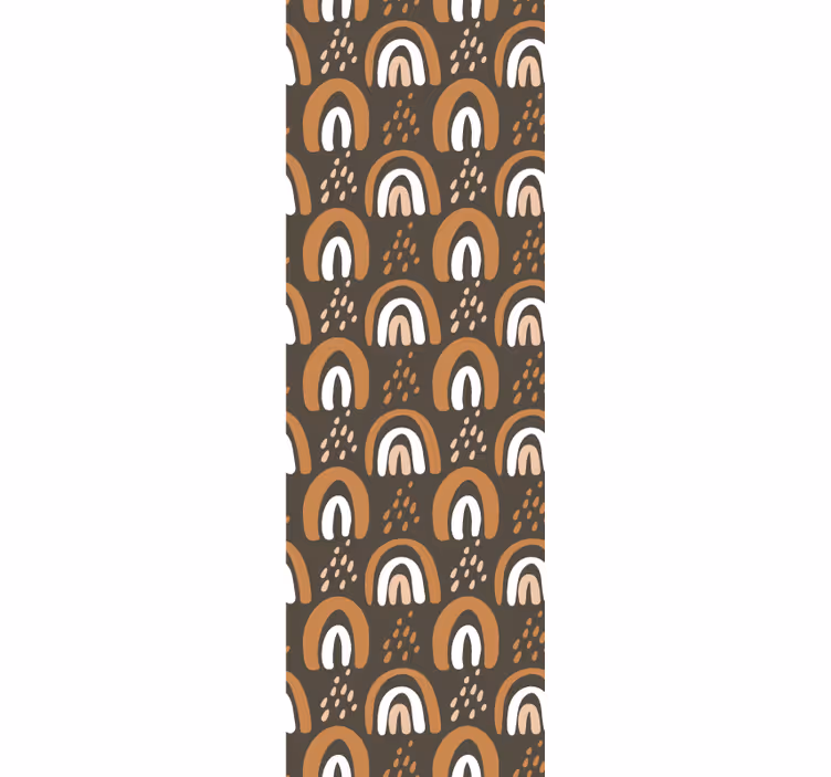 Papier peint géométrique motif arc géométrique - TenStickers