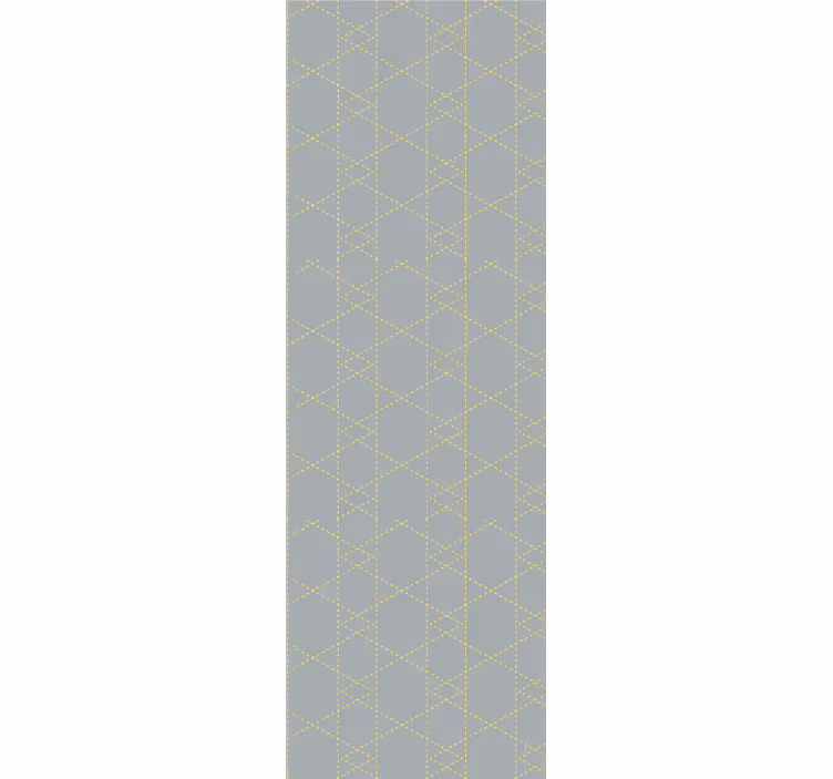 Papier peint géometrique motif de treillis géométrique - TenStickers