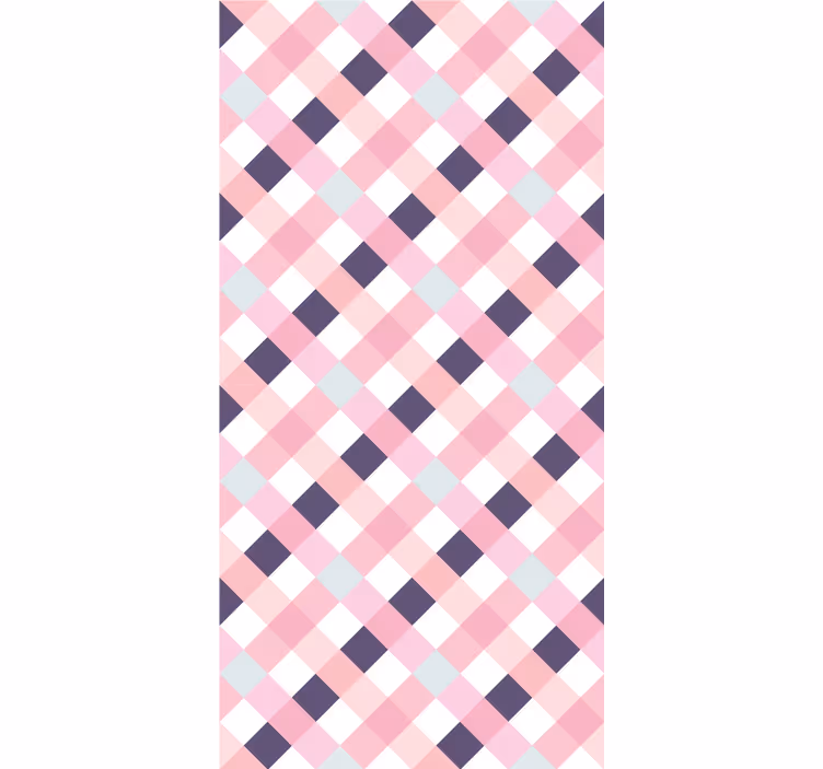 Papier peint géometrique motif à losanges pastel - TenStickers