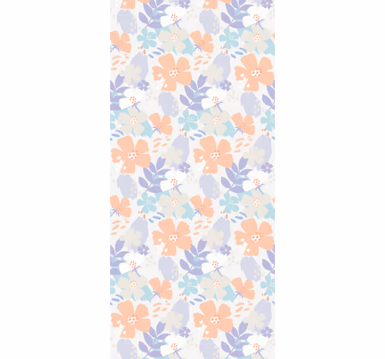 Papier peint floral imprimé pétale de fleurs - TenStickers