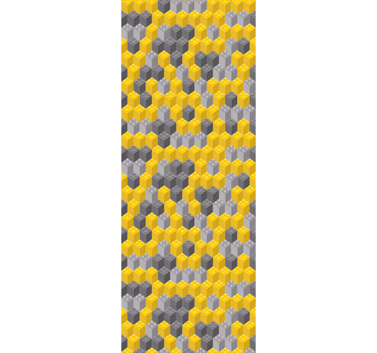 Papier peint géometrique nid d'abeille géométrique - TenStickers