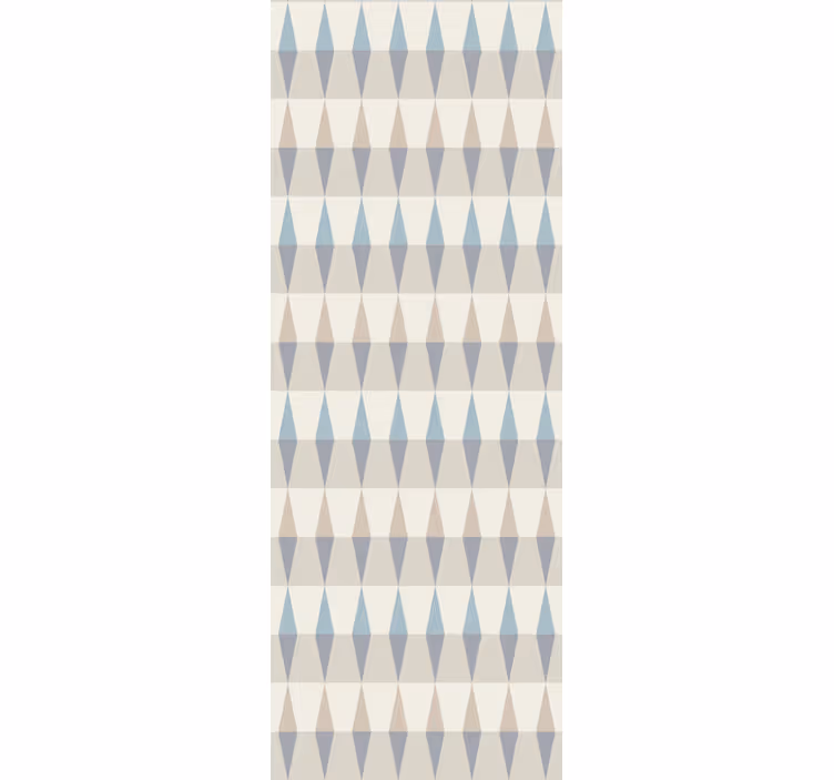 Papier peint géometrique motif de diamant stylisé - TenStickers