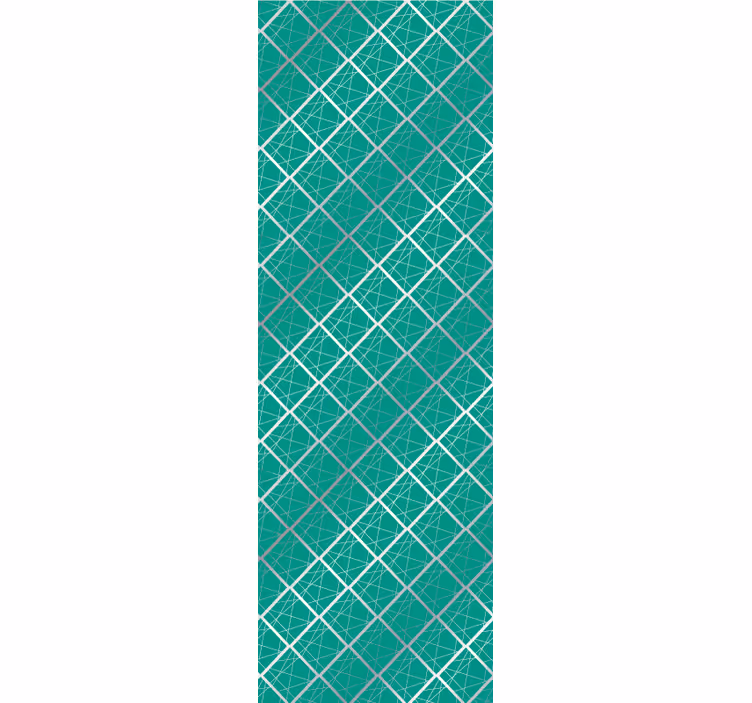 Papier peint géometrique treillis géométrique - TenStickers