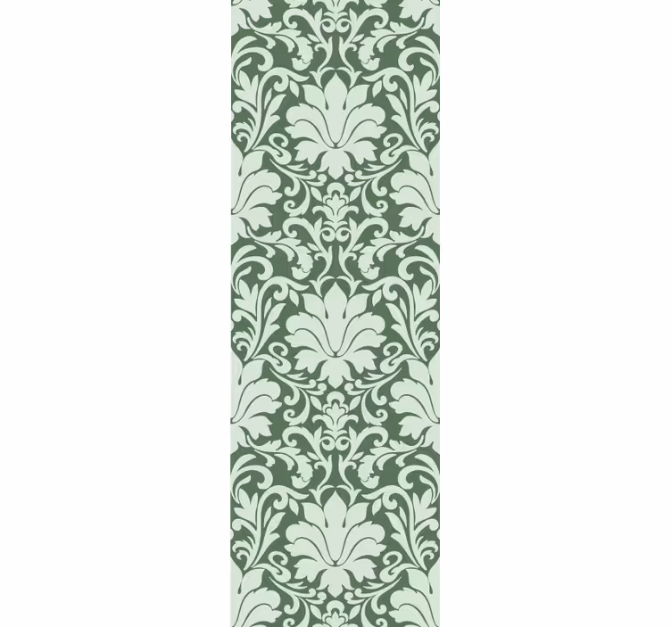 Papier peint fleurs motif de feuillage élégant - TenStickers