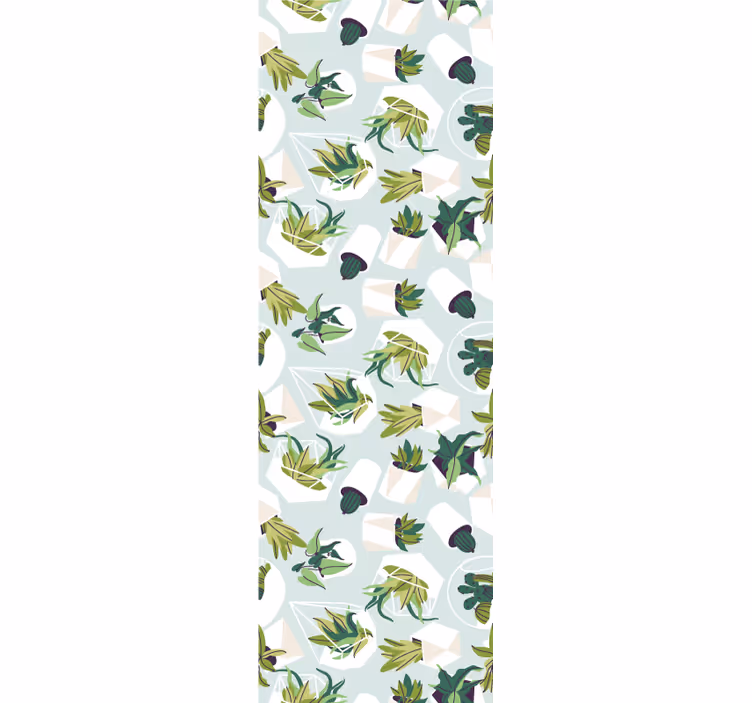 Papier peint feuilles motifs de feuillage tropical - TenStickers