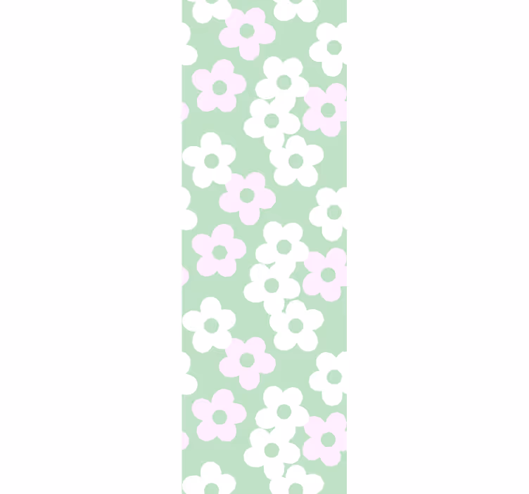 Papier peint floral motif accentué - TenStickers