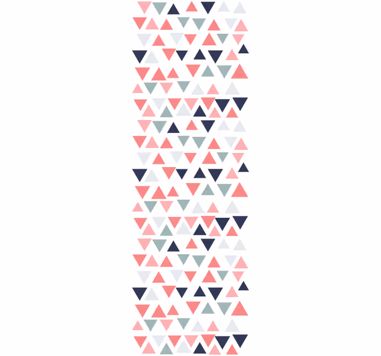 Papier peint géometrique motif triangulaire géométrique - TenStickers