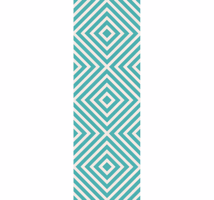 Papier peint géometrique motif de diamant éblouissant - TenStickers