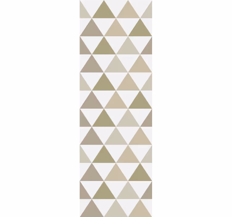 Papier peint géometrique tableau triangulaire - TenStickers
