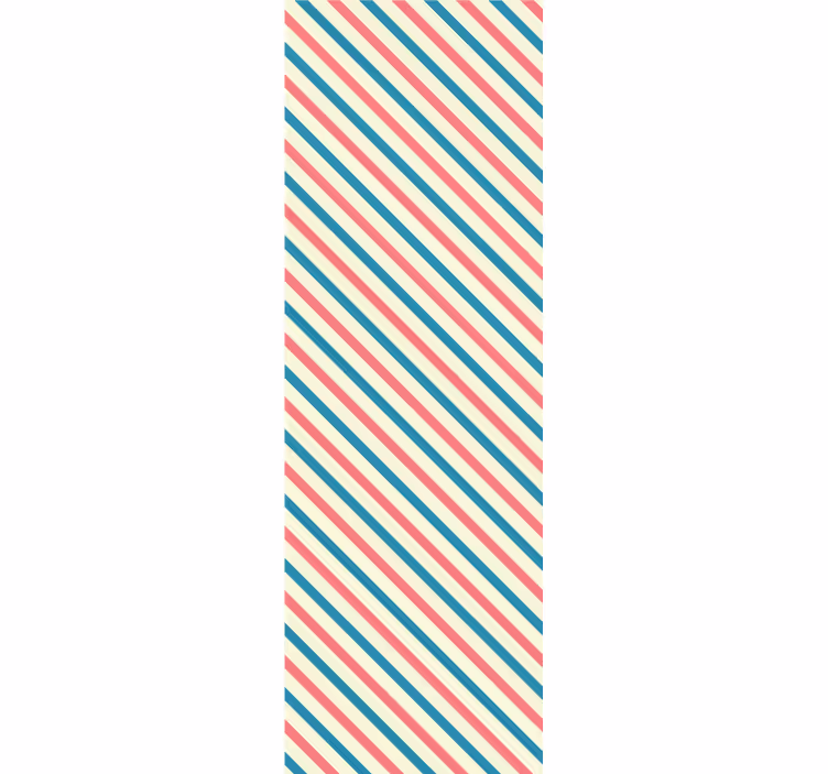 Papier peint rayures motif à bandes obliques - TenStickers
