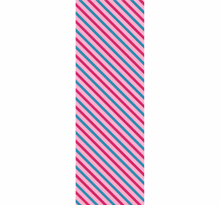 Papier peint ligne horizontale diagonale rayée - TenStickers