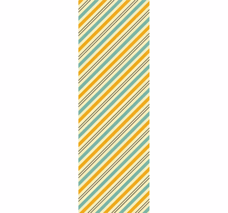 Papier peint ligne horizontale motif rayé en diagonale - TenStickers