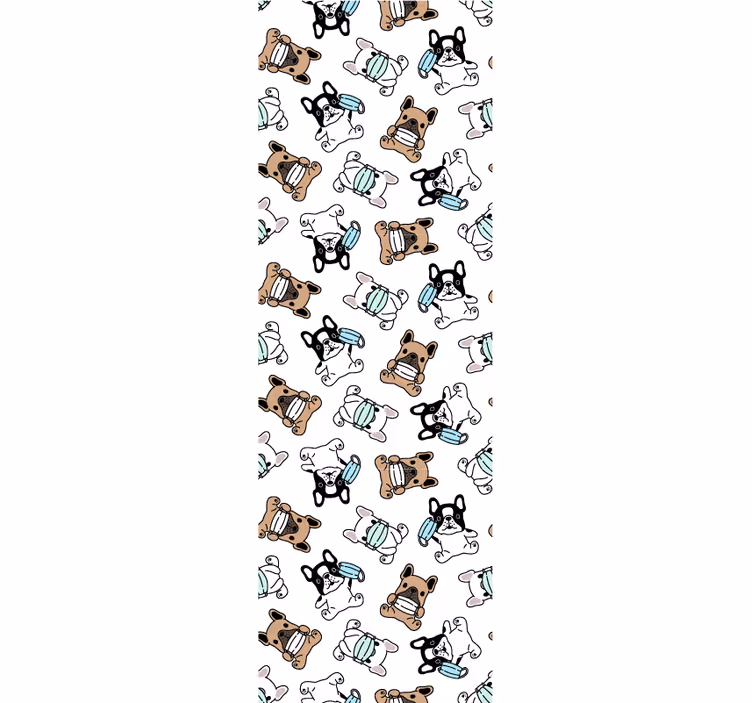 Papier peint chiens patineurs canins - TenStickers