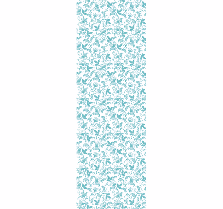 Papier peint feuilles rouleaux ornés - TenStickers
