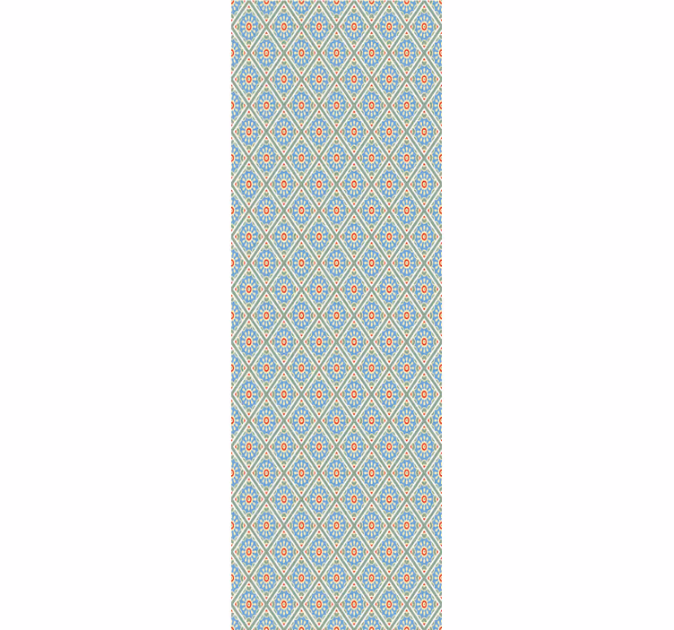 Papier peint carrelage essence de tuile géométrique - TenStickers