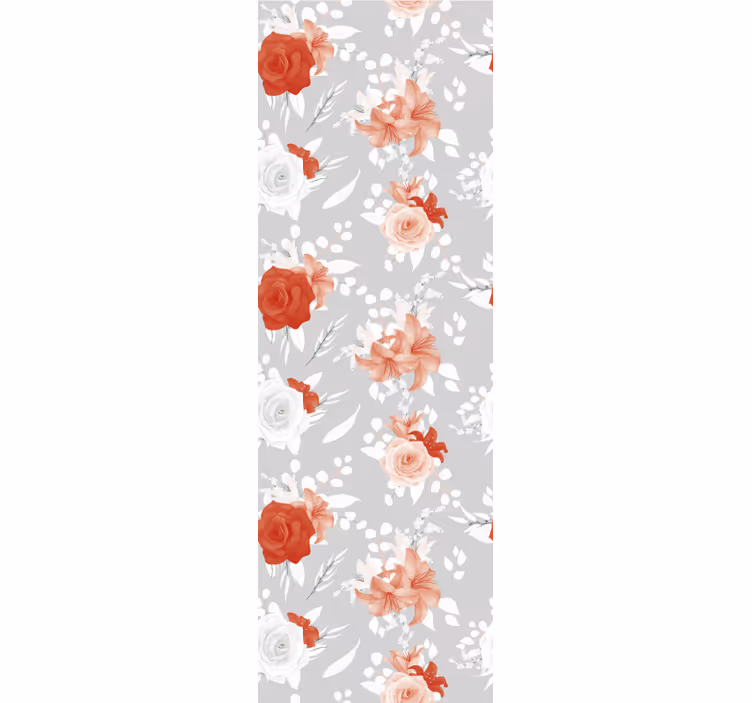 Papier peint floral conception d'arrangements floraux - TenStickers