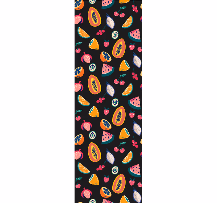 Papier peint cuisine motifs fruités - TenStickers