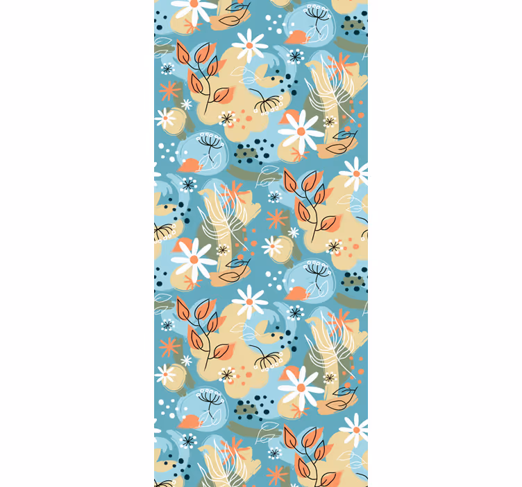 Papier peint floral brise florale - TenStickers