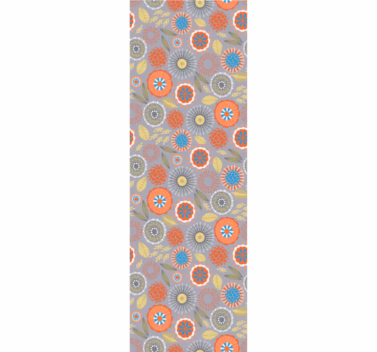Papier peint floral Éclat floral - TenStickers