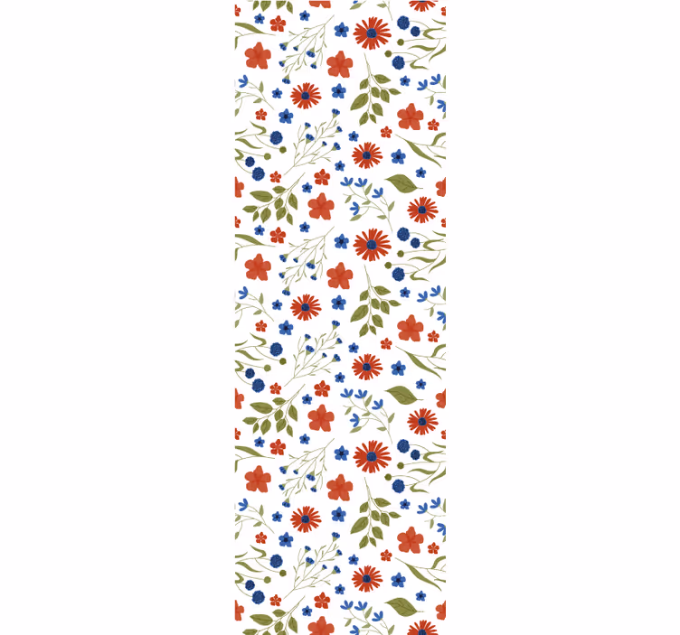 Papier peint floral détail de l'ornement floral - TenStickers