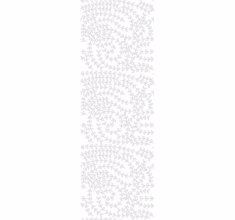 Papier peint feuilles motifs de lignes complexes - TenStickers